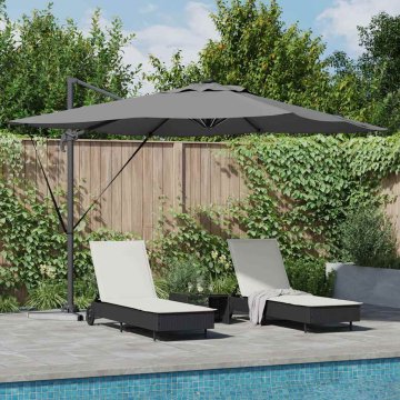 Vidaxl Kantilevrski Roma parasol 286 x 285 x 270 cm Aluminij