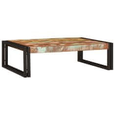 Vidaxl Polica za kopalnico 80 x 50 x 23 cm Trden mangov les in železo