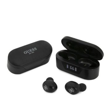 Guess GUESS brezžične bluetooth slušalke TWS + polnilna postaja GUTWST31EK (BT5 Classic) črne
