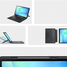 OEM DUX DUCIS etui DK zložljiv z brezžično tipkovnico za SAMSUNG Tab S10 FE Plus črn