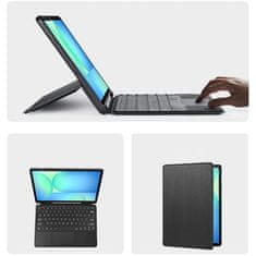 OEM DUX DUCIS etui DK zložljiv z brezžično tipkovnico za SAMSUNG Tab S10 FE Plus črn