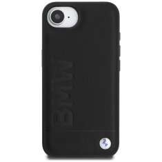 Bmw BMW etui za IPHONE 16e (SE 4 2025) BMHCPSE4SLLBK (Leather Hot Stamp) črn