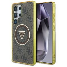 Guess GUESS etui za SAMSUNG S25 Ultra GUHMS25LHG4PRTGW (Magnetic IML Metal Glitter 4G Circle Triangle) rjava