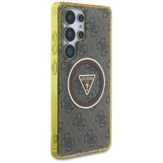 Guess GUESS etui za SAMSUNG S25 Ultra GUHMS25LHG4PRTGW (Magnetic IML Metal Glitter 4G Circle Triangle) rjava