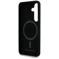 Karl Lagerfeld KARL LAGERFELD etui za SAMSUNG S25 KLHMS25SSKCHTCK (Magnetic Silicone Double Heads) črn