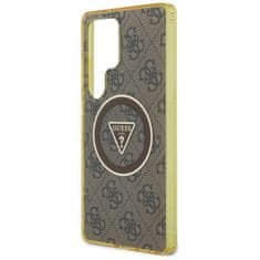 Guess GUESS etui za SAMSUNG S25 Ultra GUHMS25LHG4PRTGW (Magnetic IML Metal Glitter 4G Circle Triangle) rjava