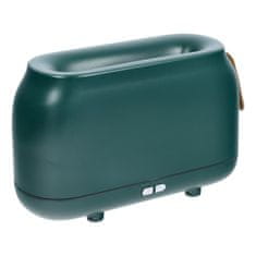 OEM Vlažilnik / difuzor za aromaterapijo z barvnim plamenom Art Deco model HZ005 temno zelena