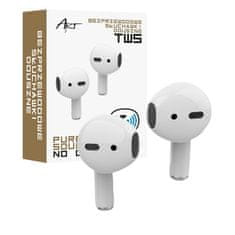 ART ART brezžične bluetooth slušalke TWS + dokovalna postaja z Lightning priključkom AP-TW-B1 bele