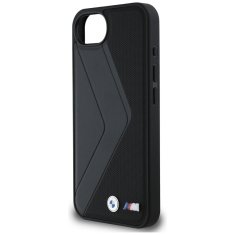 Bmw BMW etui za IPHONE 16e (SE 4 2025) združljiv z MagSafe BMHMPSE424PUOCSK (PU Oversized Stripes) črn