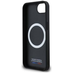 Bmw BMW etui za IPHONE 16e (SE 4 2025) združljiv z MagSafe BMHMPSE424PUOCSK (PU Oversized Stripes) črn