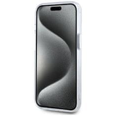 Karl Lagerfeld KARL LAGERFELD etui za IPHONE 15 Plus združljiv z MagSafe KLHMP15MHLSKIH (IML Metal K Head) bel
