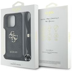 Guess GUESS etui za IPHONE 16 Pro GUHCP16LP4GMGCRK (CBDY PU 4G Big Logo W/Cord Strap) črn