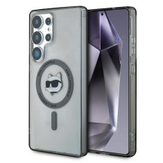 Karl Lagerfeld KARL LAGERFELD etui za SAMSUNG S25 Ultra KLHMS25LHLSCHK (Magnetic IML Metal Choupette Head) črn