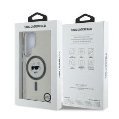 Karl Lagerfeld KARL LAGERFELD etui za SAMSUNG S25 Ultra KLHMS25LHLSCHK (Magnetic IML Metal Choupette Head) črn