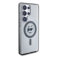 Karl Lagerfeld KARL LAGERFELD etui za SAMSUNG S25 Ultra KLHMS25LHLSCHK (Magnetic IML Metal Choupette Head) črn
