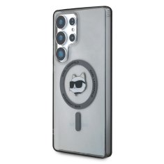 Karl Lagerfeld KARL LAGERFELD etui za SAMSUNG S25 Ultra KLHMS25LHLSCHK (Magnetic IML Metal Choupette Head) črn