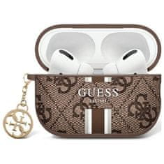 Guess GUESS etui za APPLE AirPods Pro 2 (2022 / 2023) GUAP2P4RPSW (4G Printed Stripes Charm) rjava