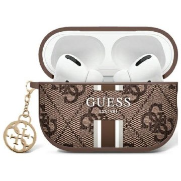 Guess GUESS etui za APPLE AirPods Pro 2 (2022 / 2023) GUAP2P4RPSW (4G Printed Stripes Charm) rjava