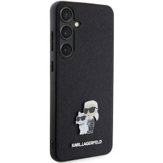 Karl Lagerfeld KARL LAGERFELD etui za SAMSUNG S24 KLHCS24SPSAKCMPK (SAFFIANO KC PIN) črn