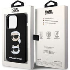 Karl Lagerfeld KARL LAGERFELD etui za IPHONE 15 Pro Max KLHCP15XSDHKCNK (silikon KC) črn