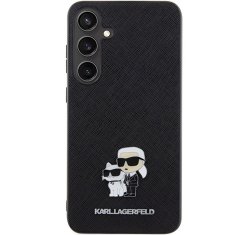 Karl Lagerfeld KARL LAGERFELD etui za SAMSUNG S24 KLHCS24SPSAKCMPK (SAFFIANO KC PIN) črn