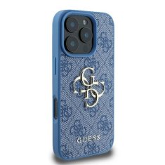 Guess GUESS etui za IPHONE 16 Pro GUHCP16L4GMGBL (4G PU Big Logo) modra