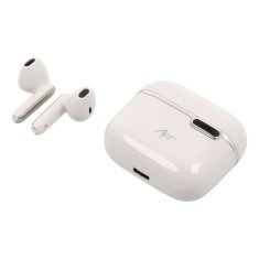 ART ART brezžične slušalke bluetooth TWS + polnilna postaja s priključkom tipa C AP-TW-B4W bele