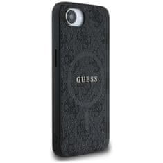 Guess GUESS etui za IPHONE 16e (SE 4 2025) združljiv z MagSafe GUHMPSE4G4GFRK (PU 4G Ring Classic Logo) črn