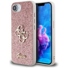 Guess GUESS etui za IPHONE 16e (SE 4 2025) GUHCPSE4HG4SGP (Fixed Glitter Big 4G) roza