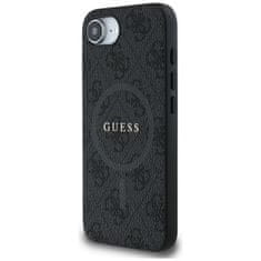 Guess GUESS etui za IPHONE 16e (SE 4 2025) združljiv z MagSafe GUHMPSE4G4GFRK (PU 4G Ring Classic Logo) črn