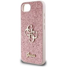 Guess GUESS etui za IPHONE 16e (SE 4 2025) GUHCPSE4HG4SGP (Fixed Glitter Big 4G) roza