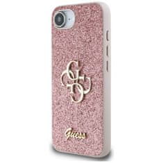 Guess GUESS etui za IPHONE 16e (SE 4 2025) GUHCPSE4HG4SGP (Fixed Glitter Big 4G) roza