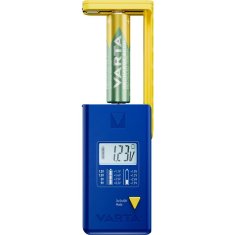 Varta VARTA tester baterij z zaslonom (AA, AAA, tip C, tip D, 9V, gumbne) 893101111 modra