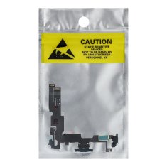 OEM USB polnilni kabel za IPHONE 14 Plus črn (demontaža)