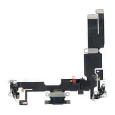 OEM USB polnilni kabel za IPHONE 14 Plus črn (demontaža)