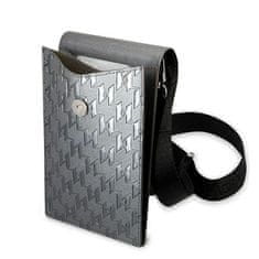 Karl Lagerfeld KARL LAGERFELD univerzalna torbica za telefon KLWBSAMIPG (Monogram Ikonik Path) srebrna