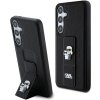 KARL LAGERFELD etui za SAMSUNG S24 Plus KLHCS24MGSAKCPK (GRIPSTAND SAFFIANO KC PINS) črn