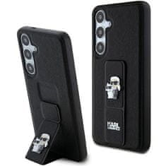 Karl Lagerfeld KARL LAGERFELD etui za SAMSUNG S24 Plus KLHCS24MGSAKCPK (GRIPSTAND SAFFIANO KC PINS) črn