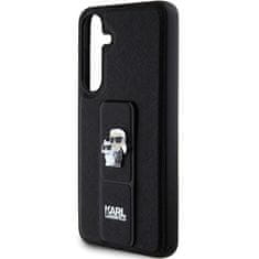 Karl Lagerfeld KARL LAGERFELD etui za SAMSUNG S24 Plus KLHCS24MGSAKCPK (GRIPSTAND SAFFIANO KC PINS) črn