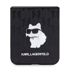 Karl Lagerfeld KARL LAGERFELD etui za SAMSUNG Z Flip 5 KLHCZF5SAPCHNPK (Saffiano Mono Choupette PIN) črn