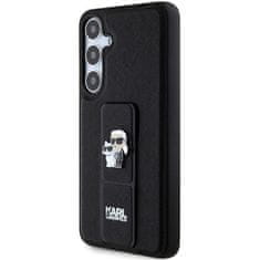 Karl Lagerfeld KARL LAGERFELD etui za SAMSUNG S24 Plus KLHCS24MGSAKCPK (GRIPSTAND SAFFIANO KC PINS) črn
