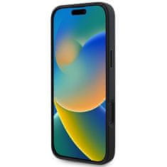 Guess GUESS etui za IPHONE 16 Plus, združljiv z MagSafe GUHMP16MPSAHMCK (PU Saffiano Classic Logo) črn