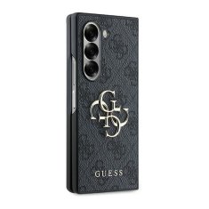 Guess GUESS etui za SAMSUNG Z Fold 6 GUHCZFD64GMGGR (PU 4G Leather Metal Logo) črn