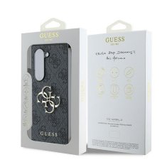 Guess GUESS etui za SAMSUNG Z Fold 6 GUHCZFD64GMGGR (PU 4G Leather Metal Logo) črn