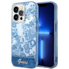 Guess GUESS etui za IPHONE 14 Pro GUHCP14LHGPLHB (IML Electro Cam TDJ) modri