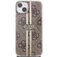 Guess GUESS etui za IPHONE 15 Plus GUHCP15MH4PSEGW (4G Gold Stripe) rjava