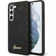 Guess GUESS etui za SAMSUNG S24 GUHCS24SHGGSHK (Glitter Script) črn