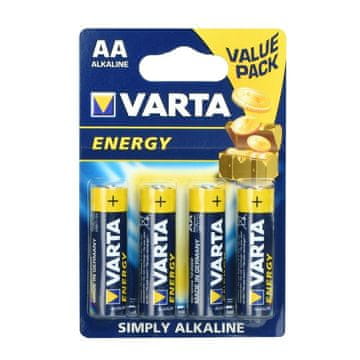 Varta VARTA alkalna baterija R6 (AA) Energy 4 kos