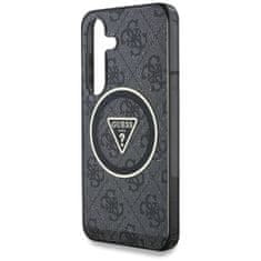 Guess GUESS etui za SAMSUNG S25 Plus GUHMS25MHG4PRTGK (Magnetic IML Metal Glitter 4G Circle Triangle) črn