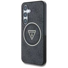 Guess GUESS etui za SAMSUNG S25 Plus GUHMS25MHG4PRTGK (Magnetic IML Metal Glitter 4G Circle Triangle) črn